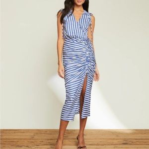 NWT Veronica Beard TEAGAN STRIPED DRESS Size 4